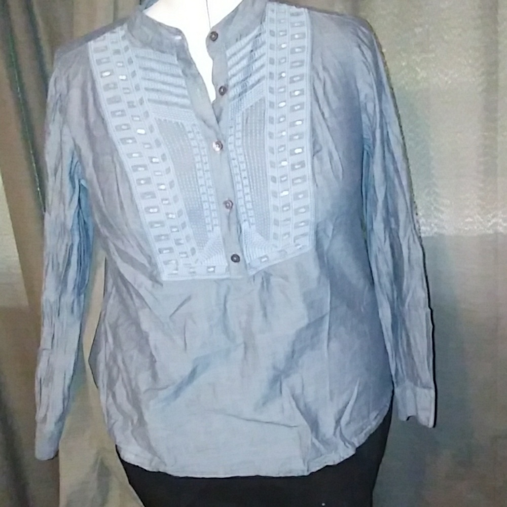 Style & Co Denim Tunic - Picture 3 of 5